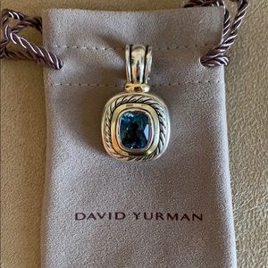 David Yurman Blue Topaz Pendant